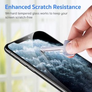 Apple iPhone 11 Pro Max Screen Shield Glass Protector 2 PACK with Easy Installation Frame by ESR also for iPhone XS Max - Image 4