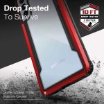 Galaxy S21 Plus Raptic Shield Case Shock Absorbing Protection, Durable Aluminum Frame, 10ft Drop Tested - Red - Image 5