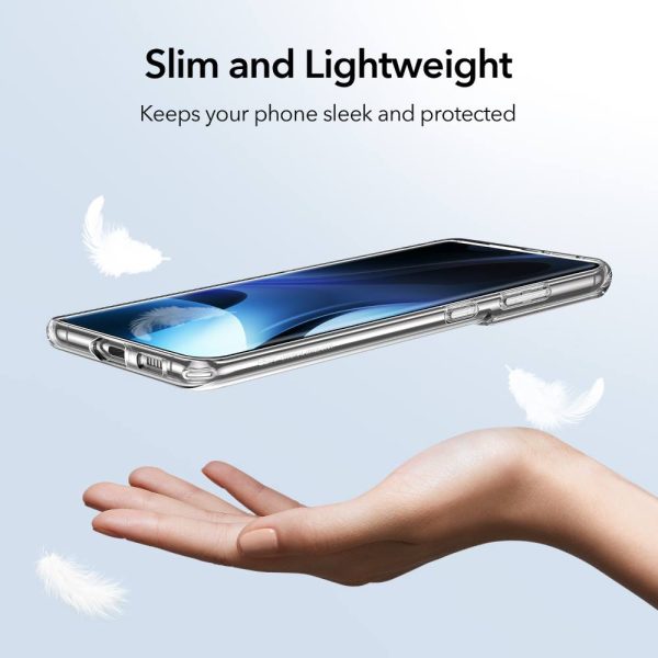 KF1 Galaxy S21 Ultra Project Zero Silicon Back Case by ESR – Crystal Clear - Image 3