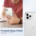 Apple iPhone 11 Pro Max Matte Tempered Glass Hybrid Glass Back Case with Matte Finish - Clear - Image 7