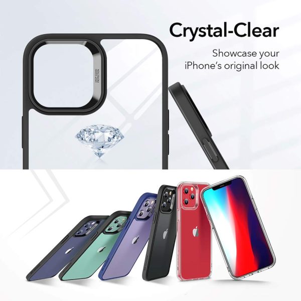 Apple iPhone 12 Pro Max Classic Hybrid Case by ESR - Transparent Black - Image 9