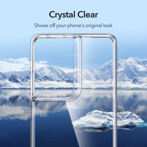 KF2 Galaxy S21 Ultra Project Zero Silicon Back Case by ESR – Crystal Clear - Image 2
