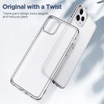 Apple iPhone 11 Pro Max Matte Tempered Glass Hybrid Glass Back Case with Matte Finish - Clear - Image 5