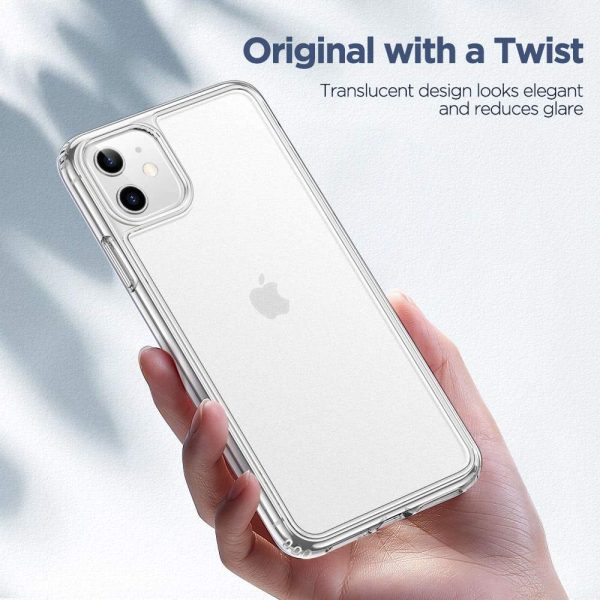 Apple iPhone 11 Matte Tempered Glass Case by ESR Clear
