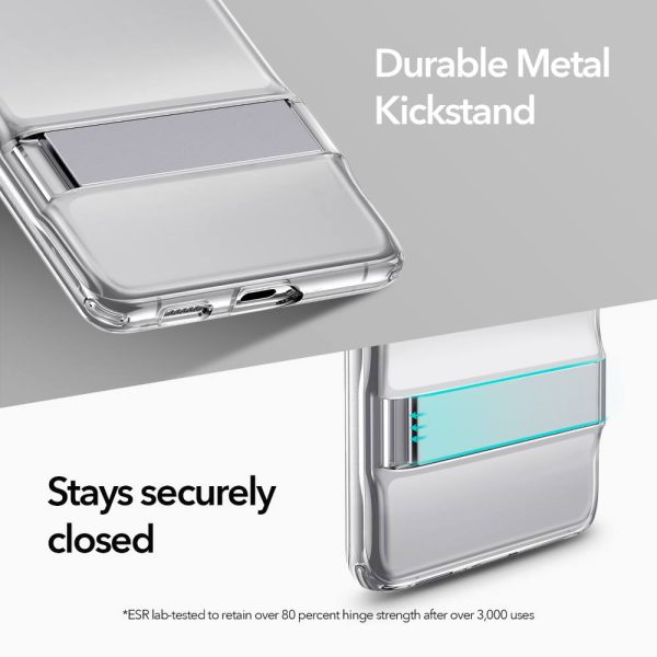 Galaxy S21 Ultra Air Shield Boost Back Case with Kickstand by ESR – Crystal Clear - BIS - Image 6