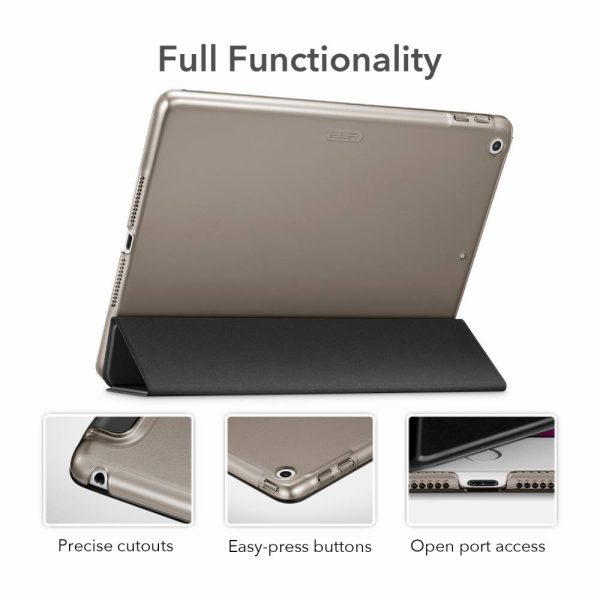 iPad 9th Gen 2021 Ascend Trifold Hard Smart Case by ESR - Black also for iPad 8th Gen / iPad 7th Gen 2019 - Image 5