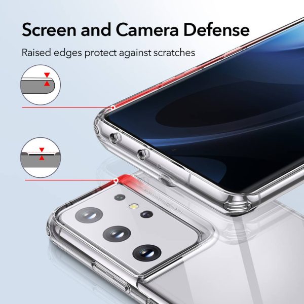 KF4 Galaxy S21 Ultra Project Zero Silicon Back Case by ESR – Crystal Clear - Image 8