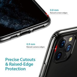 Apple iPhone 11 Pro Max Air Shield Boost Kickstand Case – Clear Black - Image 5