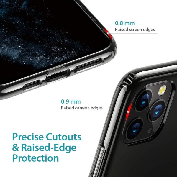 Apple iPhone 11 Pro Max Air Shield Boost Kickstand Case – Clear Black - Image 5