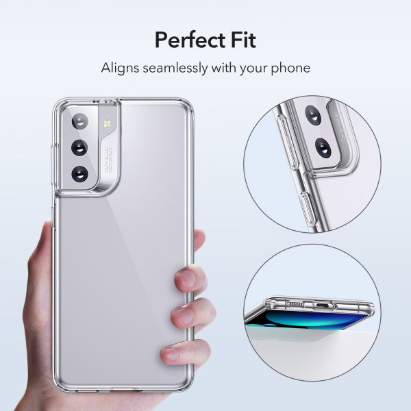 Galaxy S21 Plus Project Zero Silicon Back Case by ESR – Crystal Clear - Image 5