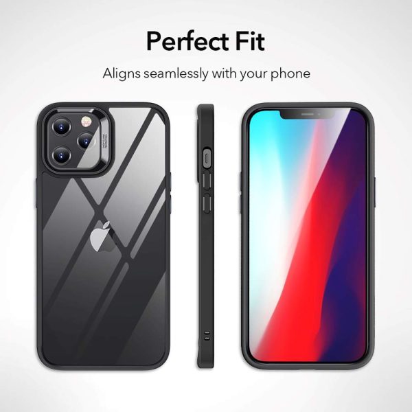 Apple iPhone 12 Pro Max Classic Hybrid Case by ESR - Transparent Black - Image 5