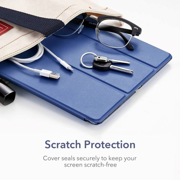 iPad 9th Gen 2021 Ascend Trifold Hard Smart Case by ESR - Navy Blue also for iPad 8th Gen / iPad 7th Gen 2019 - Image 5