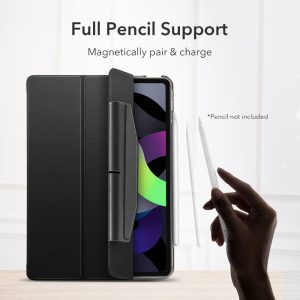 iPad Air 5 2022 /iPad Air 4 2020 Ascend Trifold Hard Smart Case by ESR - Black - Image 2