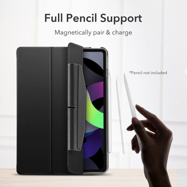 iPad Air 5 2022 /iPad Air 4 2020 Ascend Trifold Hard Smart Case by ESR - Black - Image 2