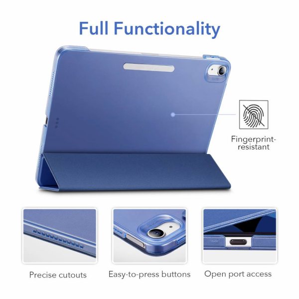 iPad Air 5 2022 /iPad Air 4 2020 Ascend Trifold Hard Smart Case by ESR - Navy Blue - Image 5