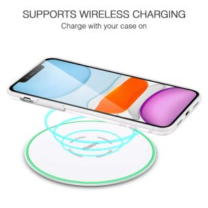 Apple iPhone 11 Pro Max Marble Slim Soft Flexible TPU Case - White - Image 2