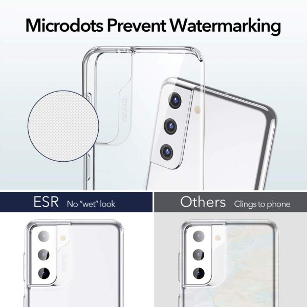 Galaxy S21 Air Shield Boost Back Case with Kickstand by ESR – Crystal Clear - Image 8