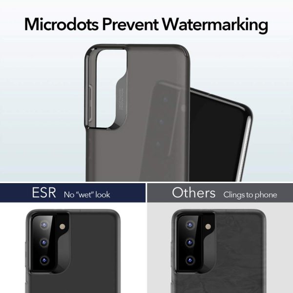 Galaxy S21 Plus Air Shield Boost Back Case with Kickstand by ESR – Crystal Black - Image 5