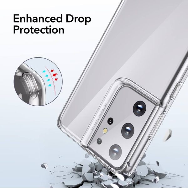KF8 Galaxy S21 Ultra Project Zero Silicon Back Case by ESR – Crystal Clear - Image 4