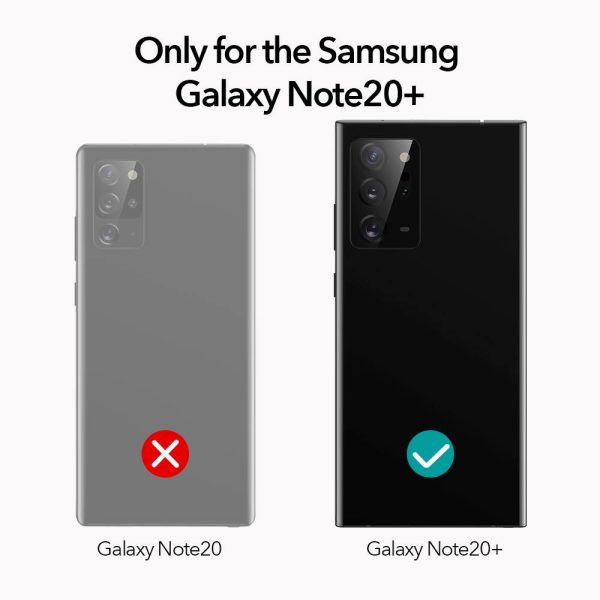 Galaxy Note 20 Ultra Air Shield Boost Back Case with Kickstand – Clear Black - Image 3