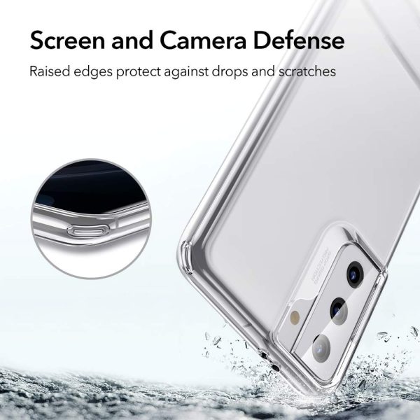 Galaxy S21 Plus Air Shield Boost Back Case with Kickstand by ESR – Crystal Clear - Image 2