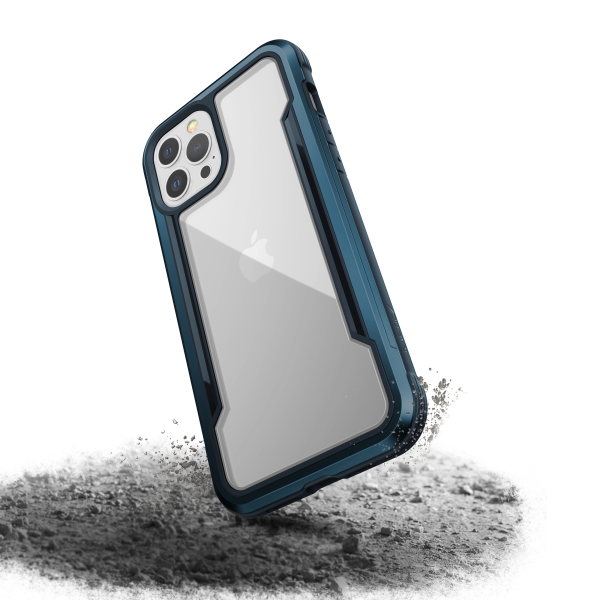 Raptic Shield iP12Pro Max Dropping Pacific Blue-20201030 iPhone 12 / iPhone 12 Pro Raptic Shield Shock Absorbing Protection, Durable Aluminum Frame, 10ft Drop Tested - Pacific Blue - Image 6