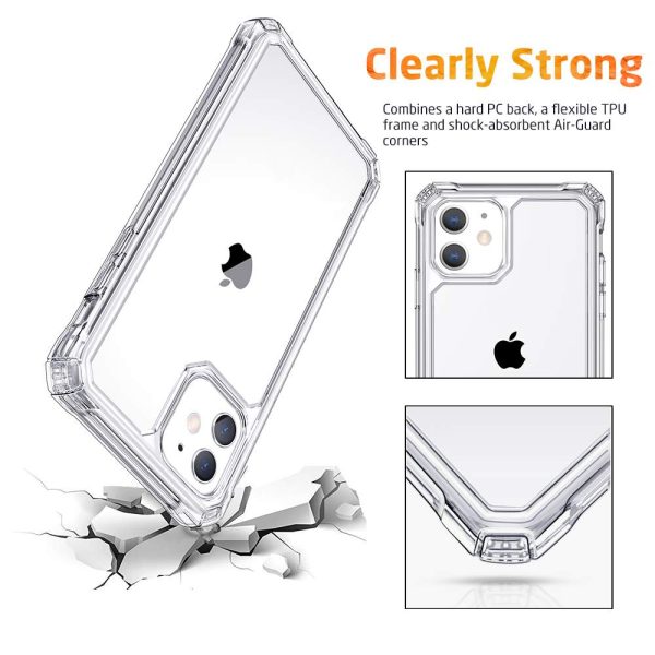 Apple iPhone 11 Air Armor Rugged TPU Case - Clear - Image 6