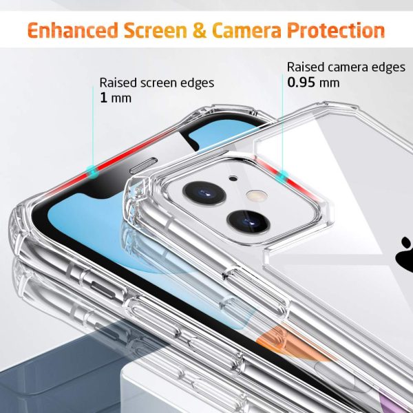 Apple iPhone 11 Air Armor Rugged TPU Case - Clear - Image 7