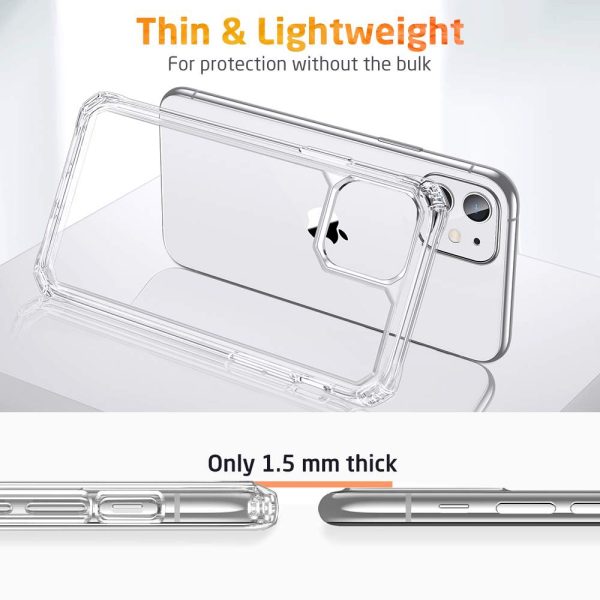 Apple iPhone 11 Air Armor Rugged TPU Case - Clear - Image 9