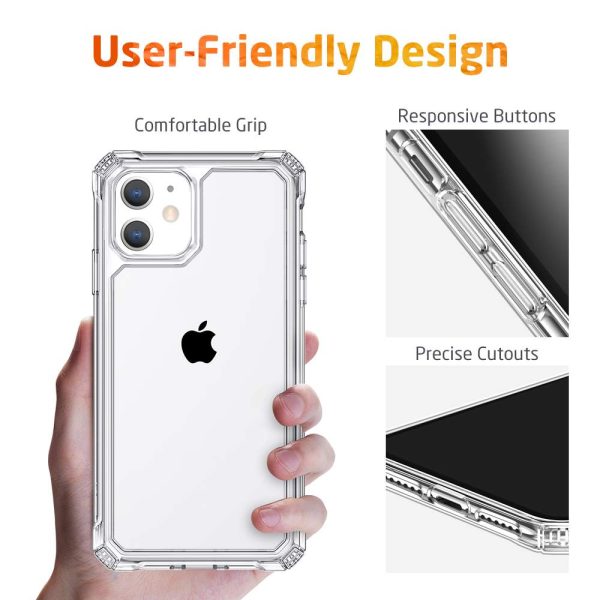 Apple iPhone 11 Air Armor Rugged TPU Case - Clear - Image 5