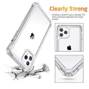 Apple iPhone 11 Pro Max Air Armor Rugged TPU Case - Clear - Image 4