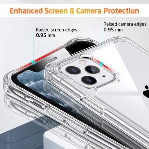 Apple iPhone 11 Pro Max Air Armor Rugged TPU Case - Clear - Image 3