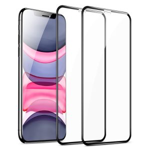 Apple iPhone 11 Screen Shield Glass Protector 2 PACK with Easy Installation Frame by ESR also for iPhone XR