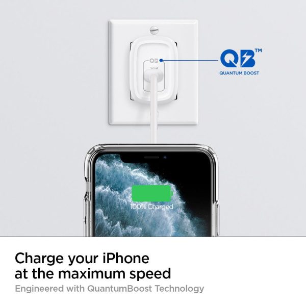 id_pe2009_02 20W iPhone 13 / iPhone 12 GaN Charger ArcStation Pro by PowerArc Spigen - White - Image 5