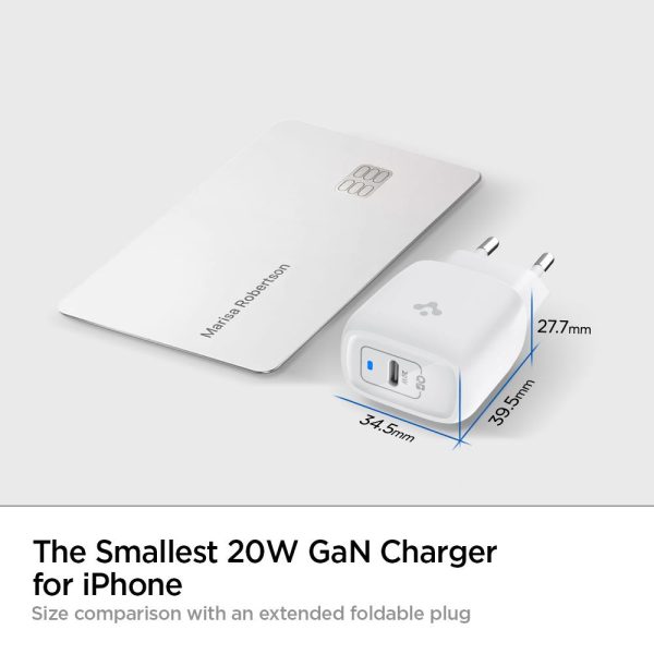 id_pe2009_05 20W iPhone 13 / iPhone 12 GaN Charger ArcStation Pro by PowerArc Spigen - White - Image 8