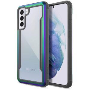 Galaxy S21 Plus Raptic Shield Shock Absorbing Protection, Durable Aluminum Frame, 10ft Drop Tested - Iridiscent