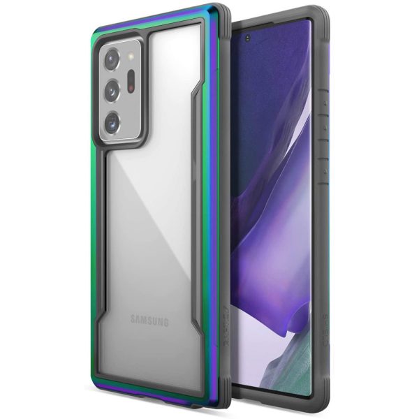 Galaxy Note 20 Ultra Raptic Shield Shock Absorbing Protection, Durable Aluminum Frame, 10ft Drop Tested - Iridiscent - Image 1