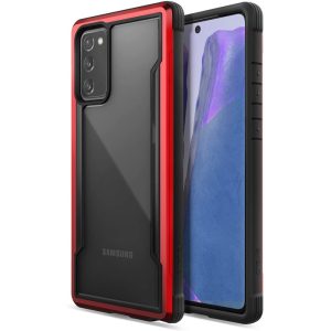 Galaxy Note 20 Ultra Raptic Shield Shock Absorbing Protection, Durable Aluminum Frame, 10ft Drop Tested - Red