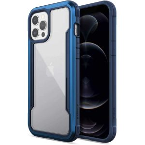 iPhone 12 / iPhone 12 Pro Raptic Shield Shock Absorbing Protection, Durable Aluminum Frame, 10ft Drop Tested - Pacific Blue