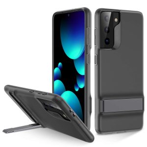 Galaxy S21 Air Shield Boost Back Case with Kickstand by ESR – Crystal Black