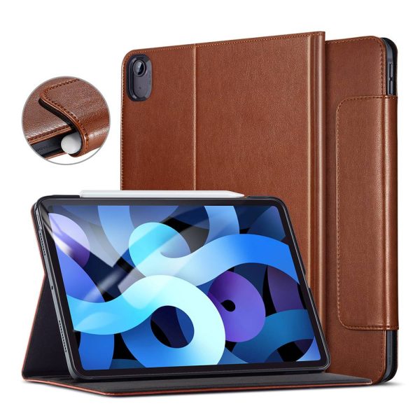 iPad Air 5 2022 /iPad Air 4 2020 Director Business Leather Folio Case by ESR - Brown - Image 3