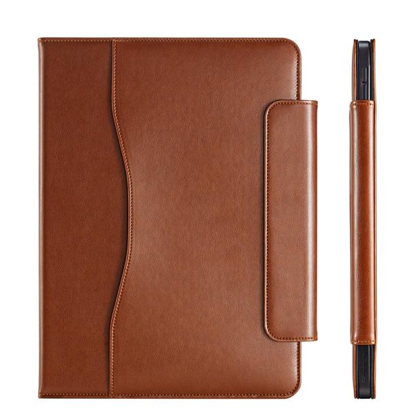 iPad Air 5 2022 /iPad Air 4 2020 Director Business Leather Folio Case by ESR - Brown - Image 2
