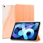 iPad Air 5 2022 /iPad Air 4 2020 Rebound Slim Case with Flexible TPU Back & Rubberized Cover - Papaya