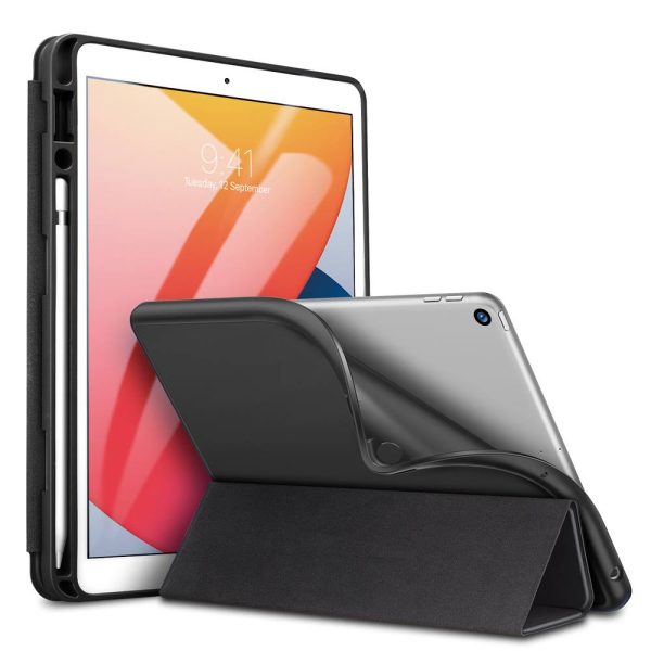 iPad 9th Gen 2021 Rebound Pencil Case with Pencil Holder also for iPad 8th Gen / iPad 7th Gen 2019 - Black - Image 11