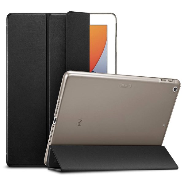 iPad 9th Gen 2021 Ascend Trifold Hard Smart Case by ESR - Black also for iPad 8th Gen / iPad 7th Gen 2019 - Image 1