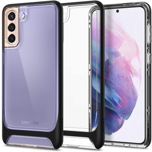 611gfVSX51L._AC_SL1000_ Galaxy S21 Plus Neo Hybrid Crystal Case by Spigen - ACS02394 - Black - Image 1