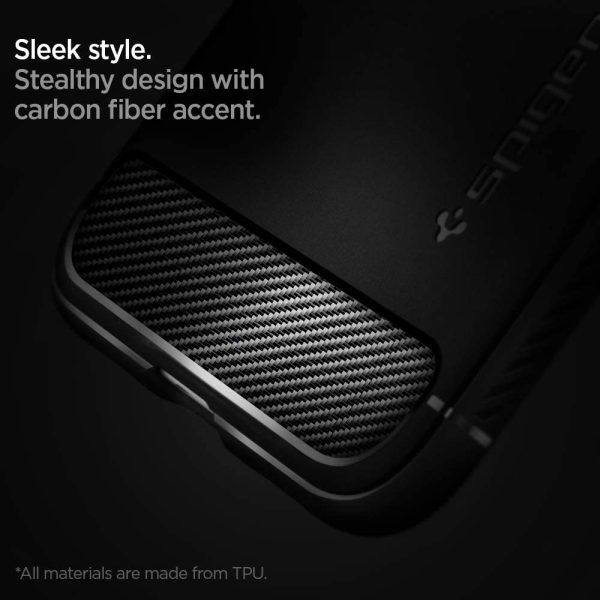 Google Pixel 4a Rugged Armor by Spigen ACS01015 - Matte Black - Image 3
