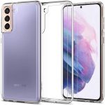 Galaxy S21 Plus Ultra Hybrid Case by Spigen ACS02387 - Crystal Clear
