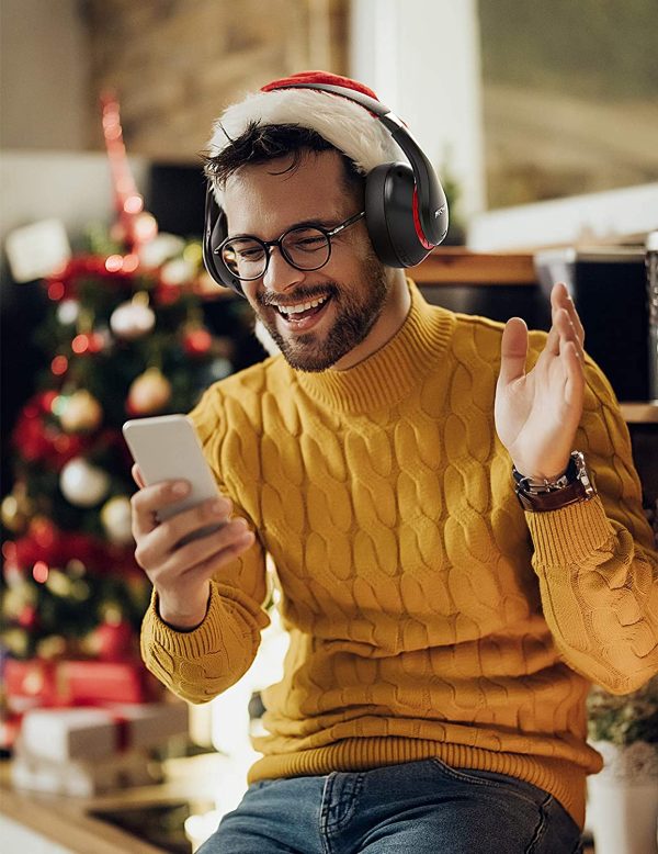 MPOW 059 Plus Active Noise Cancellation Wireless Headphones with Deep BASS - Black - Image 7