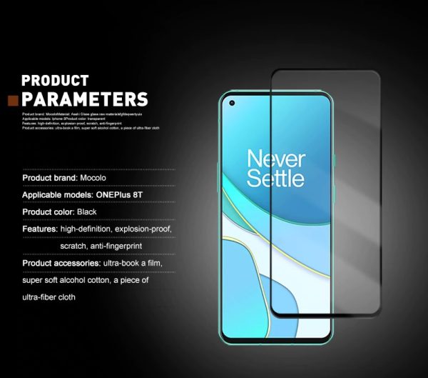 OnePlus 8T 3D Full Glue Edge to Edge Protector by Mocolo - Image 7
